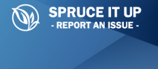 Report an Issue / Spruce It Up graphic