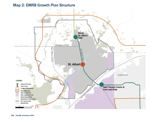 Map 2 - EMRB Growth Plan Structure