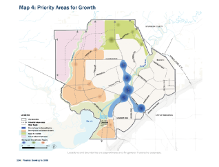 Map 4 - Priority Areas for Growth