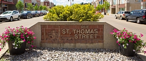 St. Thomas Street located downtown St. Albert