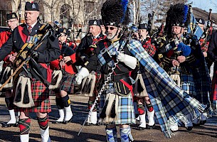Ceremonial Bagpipers