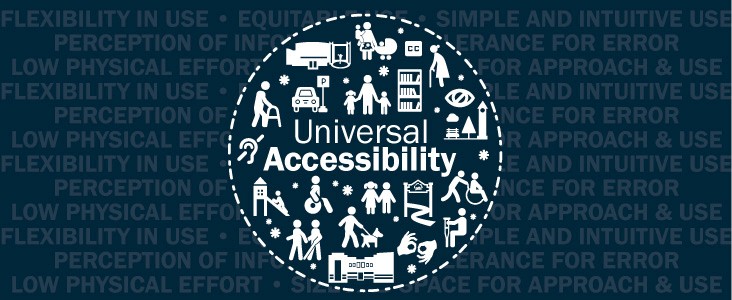 An illustration showing individuals overcoming various handicaps
